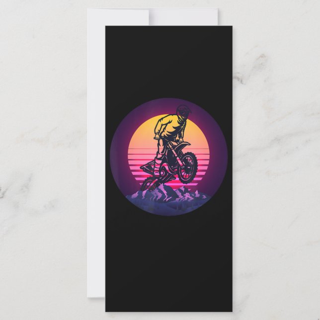 Vintage Sundown Motorbike Gift For Bikers (Front)