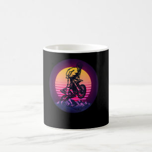 Vintage Sundown Motorbike Gift For Bikers Coffee Mug