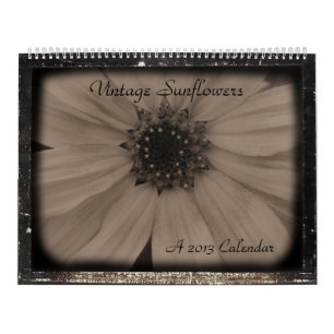 Vintage Sunflower 2013 Calendar