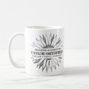 Vintage Sunflower Coffee Mug