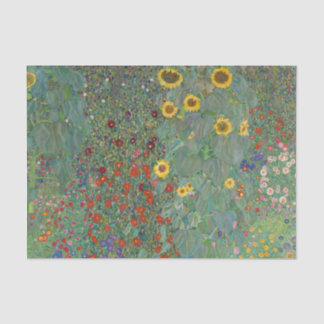 Vintage Sunflower Garden Decoupage Flowers Tissue Paper