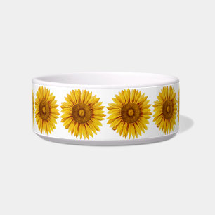 Vintage Sunflower Happy Flower Bowl