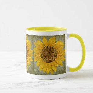 Vintage Sunflower Mug