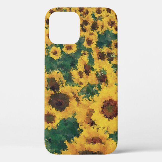 Vintage Sunflower painting art Case-Mate iPhone Case (Back)