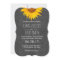 Vintage Sunflower Rustic Chalkboard Wedding