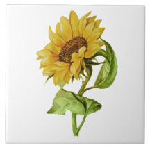 Vintage Sunflower Rustic Floral