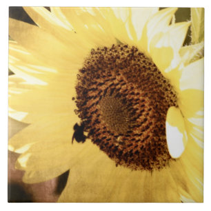 Vintage Sunflower Tile