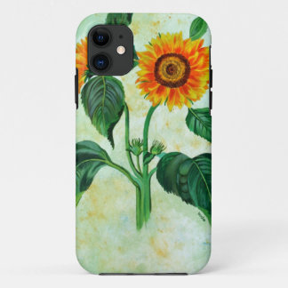 Vintage Sunflowers Botanical Art iPhone 11 Case