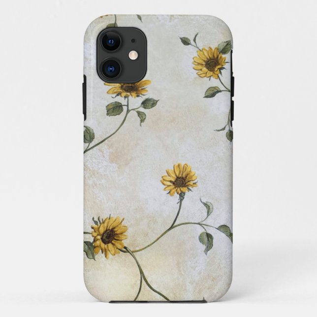 Vintage Sunflowers Case-Mate iPhone Case (Back)