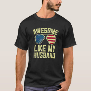 Vintage Sunglasses Awesome Like My Husband Parents T-Shirt