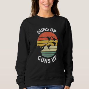 Vintage Suns Up Guns Up Dove Hunting Season Dove H Sweatshirt