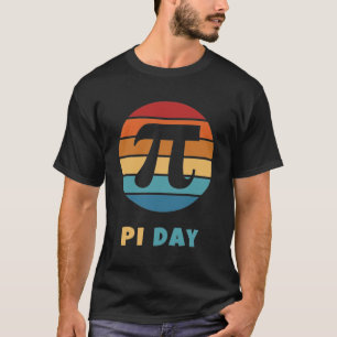 Vintage Sunset 3.14 Happy Pi Day T-Shirt