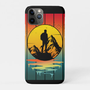 VINTAGE SUNSET CAMPING iPhone 11 PRO CASE
