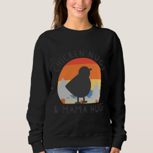 Vintage Sunset Chicken Nugs An Sweatshirt