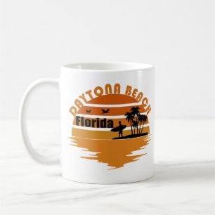 Vintage Sunset Daytona Beach Florida Coffee Mug