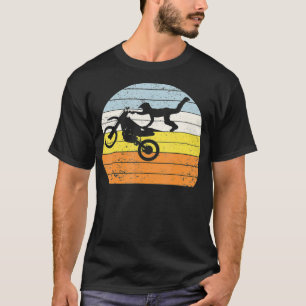 Vintage Sunset Dirt Bike Rider Supercross MX T-Shirt