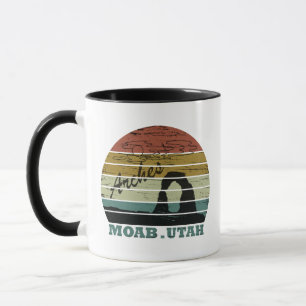 Vintage Sunset - Moab Utah - Arches National Park Mug