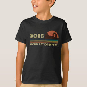 Vintage Sunset Moab Utah - Arches National Park T-Shirt