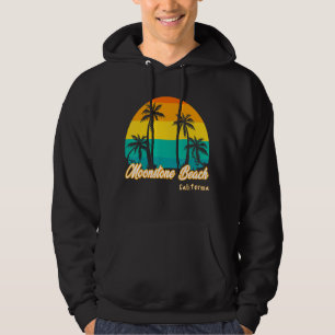 Vintage Sunset Moonstone Beach Cambria Ca Summer Hoodie