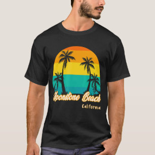 Vintage Sunset Moonstone Beach Cambria  Ca  Summer T-Shirt