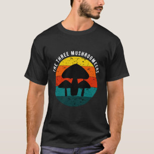 Vintage Sunset MUSHROOMS Toadstools T-Shirt