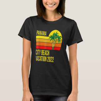 Vintage Sunset Panama City Beach Vacation 2022 Spr T-Shirt