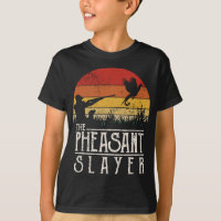 Vintage Sunset Retro Style Pheasant Hunting Pheasa