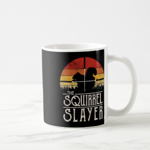 Vintage Sunset Retro Style Squirrel Hunting Squirr Coffee Mug