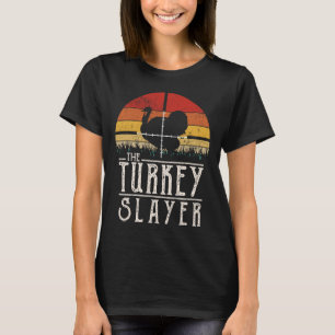 Vintage Sunset Retro Style Turkey Hunting Turkey S T-Shirt