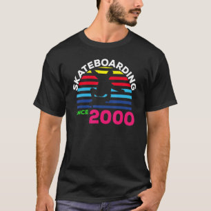 Vintage Sunset Skateboarding Since 2000 T-Shirt