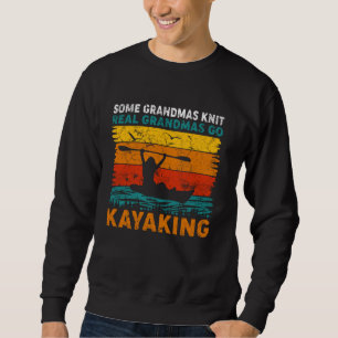 Vintage Sunset Some Grandmas Knit Real Grandmas Go Sweatshirt