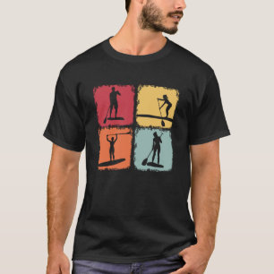 Vintage SUP Paddleboarding Stand Up Paddle Boardin T-Shirt