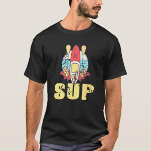 Vintage Sup Rowing  Present T-Shirt