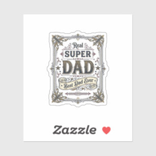 Vintage Super Dad Best Dad Ever Shirt Design_1