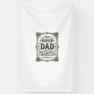 Vintage Super Dad Best Dad Ever Shirt Design_1 Banner
