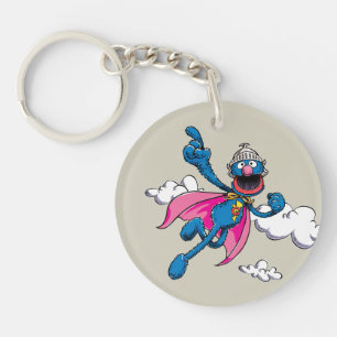 Vintage Super Grover Key Ring