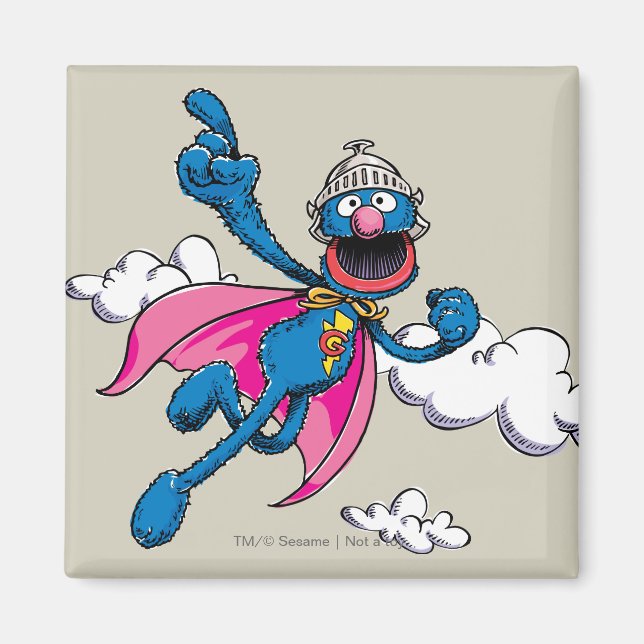 Vintage Super Grover Magnet (Front)