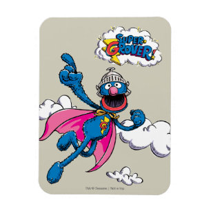 Vintage Super Grover Magnet
