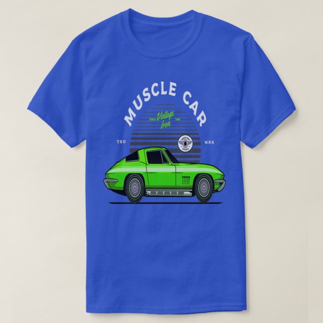 Vintage Super Muscle Car 1 T-Shirt (Design Front)