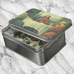 Vintage Supper At Emmaus with Jesus Christ Jigsaw Puzzle<br><div class="desc">Vintage illustration religious design featuring Jesus Christ after the resurrection,  but incognito,  Jesus reveals himself to two of his disciples (presumed to be Luke and Cleopas) in the town of Emmaus.</div>