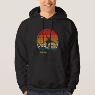 Vintage Surf Bali Retro Surfer Surfing Hoodie