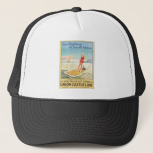 Vintage Surf Bathing South Africa Trucker Hat