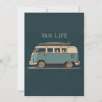 Vintage Surf Van – Retro Camper Design