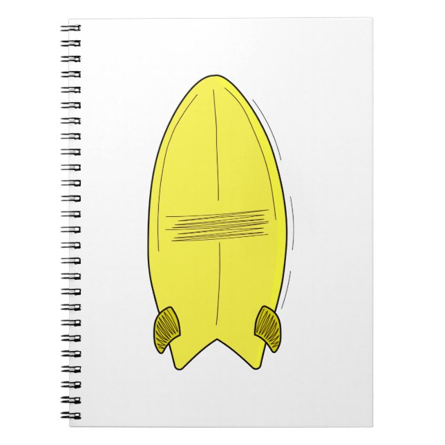 Vintage Surfboard Notebook (Front)