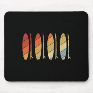 Vintage Surfboard Surfing Surfer Surfboard Mouse Mat