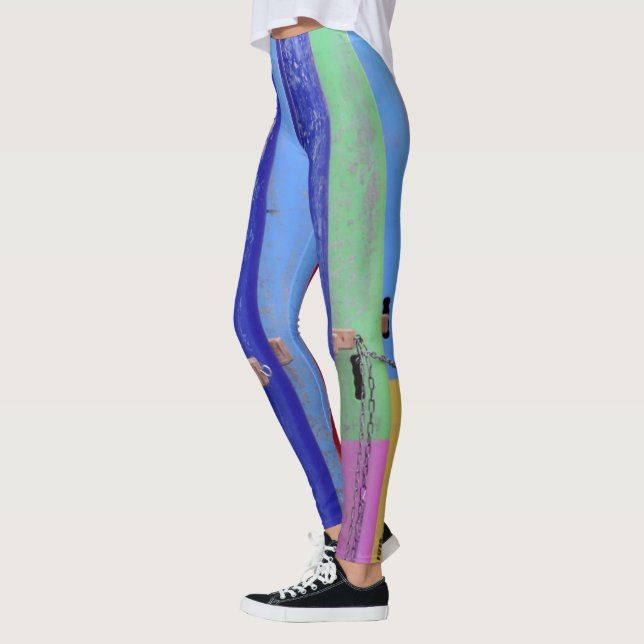 Vintage Surfboards Leggings (Left)