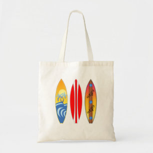 Vintage Surfboards Surfing Tote Bag
