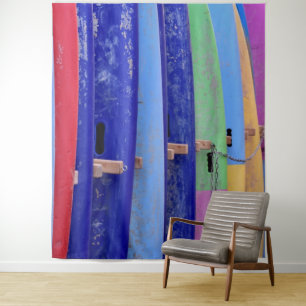 Vintage Surfboards Tapestry