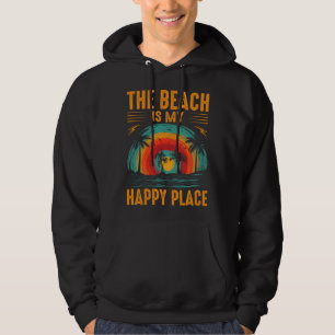 Vintage Surfer Retro Surfing Beach Summer Vacation Hoodie