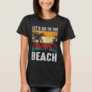 Vintage Surfer Retro Surfing Beach Summer Vacation T-Shirt